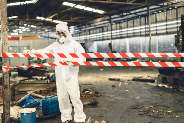 Professional Biohazard technician working in Fountain Hills, AZ